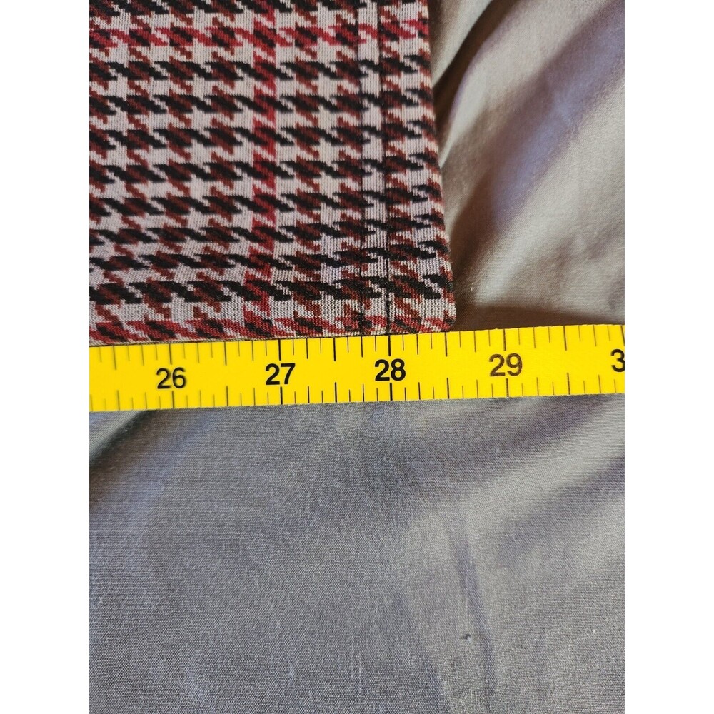 Sanctuary Red Black Houndstooth Pull On Grease Legging Size Small - Picture 6 of 6